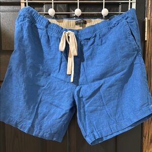 Banana Republic Blue Shorts with Beige Waistband